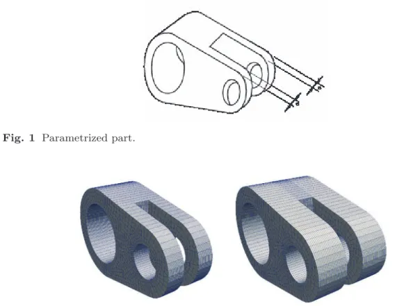 Fig. 1 Parametrized part.