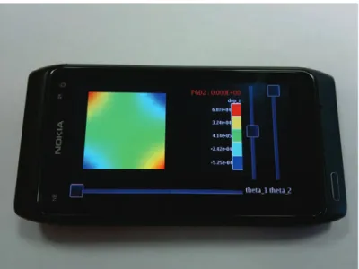 Fig. 3 Composite laminate analysis on a smartphone