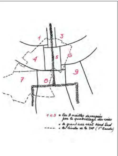 Figure  2.  Les  propositions  du  plan  Bernard pour le Sud grenoblois