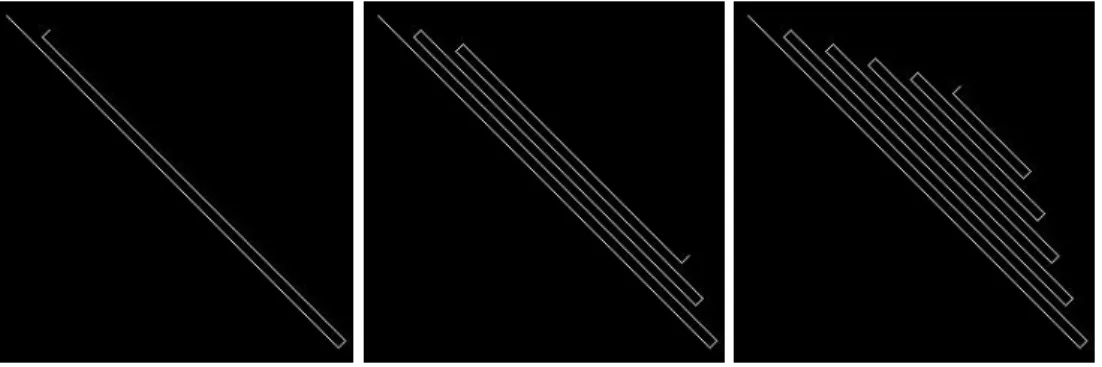 Figure 8: Examples of more and more complex reconstructions