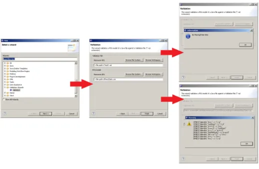 Fig. 3. The validation wizard.