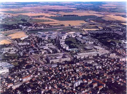 Illustration  6: Université de Bourgogne (Dijon-Montmuzard), une université située aujourd'hui en entrée de ville de Dijon (source : Grand Dijon)