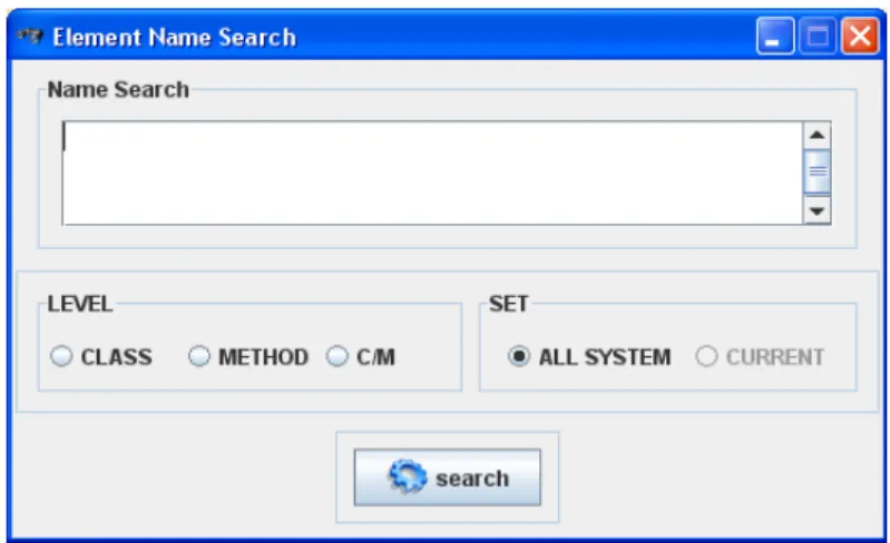 Figure 12. Interface utilisateur de filtre NAME_SEARCH. 