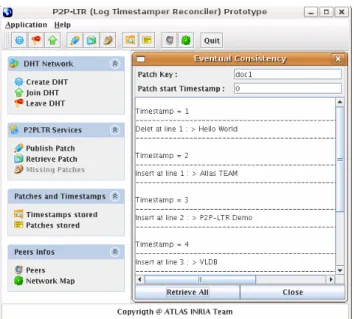Figure 5. Missing patches retrieval on total order 
