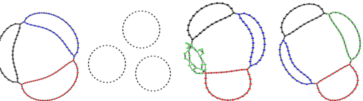 Figure 3.12: Dynamic recon ﬁ guration and convergence to a new stable state.