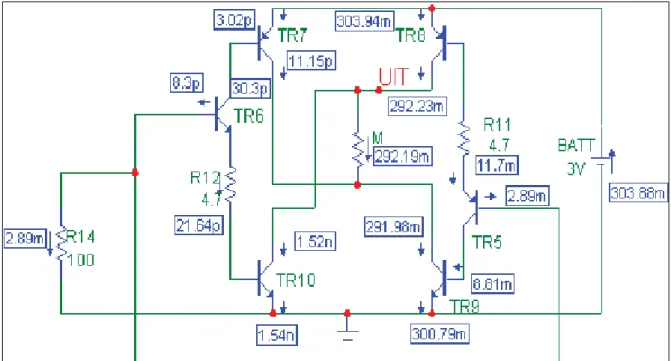 Fig 4.7 An H-bridge for 3 volt power supplies 
