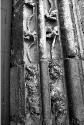 Figure 6 : Nantes, portail Saint-Pierre, ébrasement droit (détail) (cl. J.-M. Guillouët)