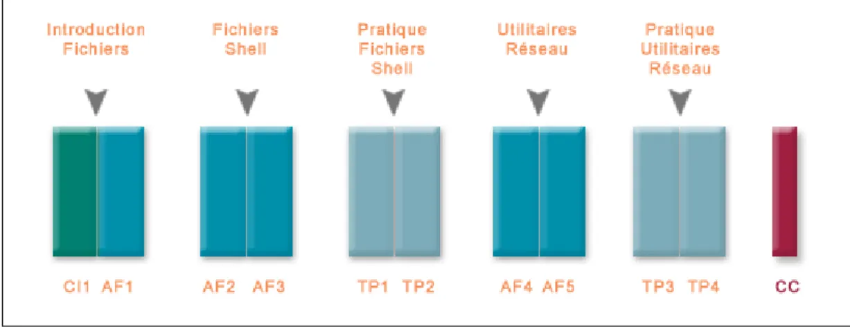 Figure 4 – Le déroulement de la formation 