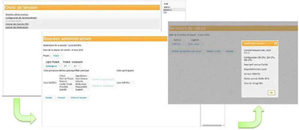 Fig 6.  SDM GUIs : New DoE working session   