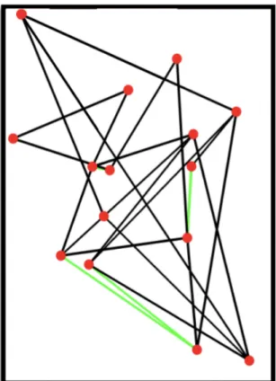 Figure 9. randomly distributed points of the Untangle software 