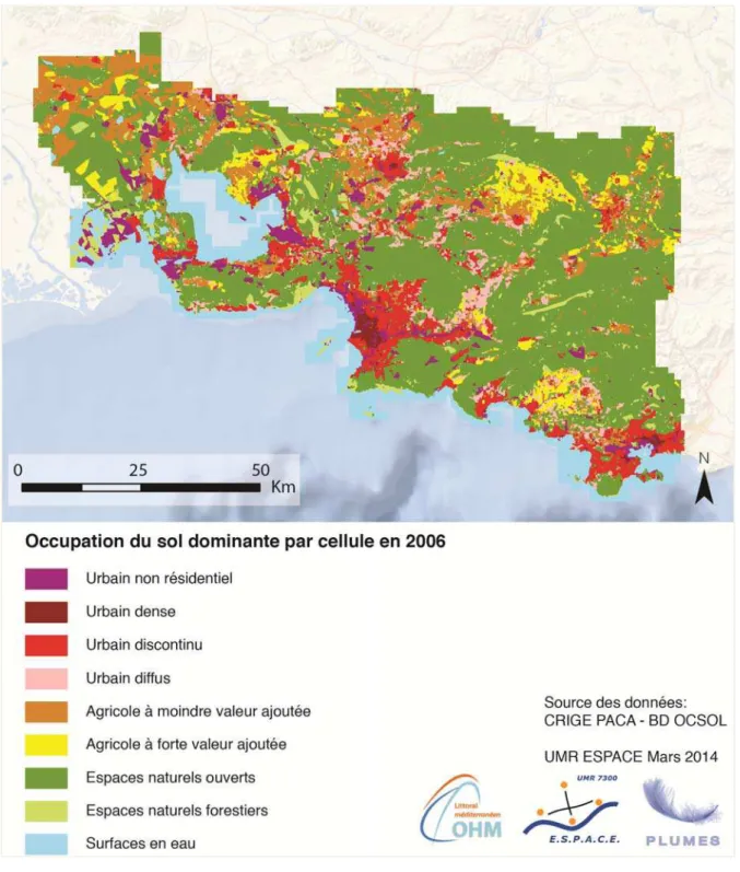 Fig.   11  ‐  Carte   de   l’occupation   du   sol   dominante   en   2006    