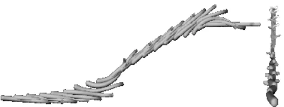 Figure 6: Eel’s configuration every 1.25 sec..    