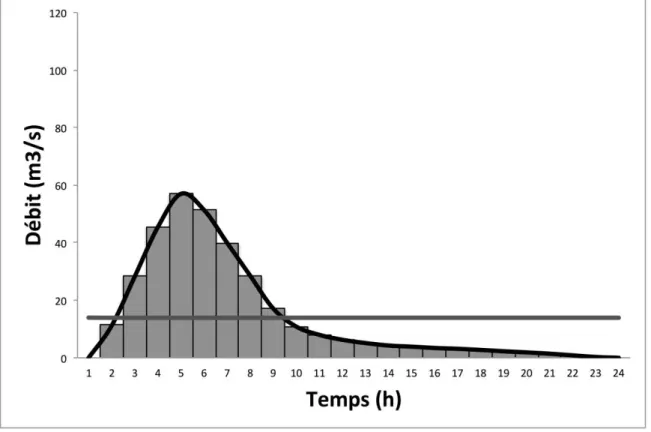 Figure 3 : Hydrogramme généré de façon aléatoire 473 