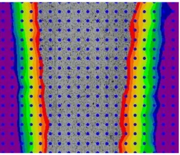Figure 7. Example of image of test with early fixture.