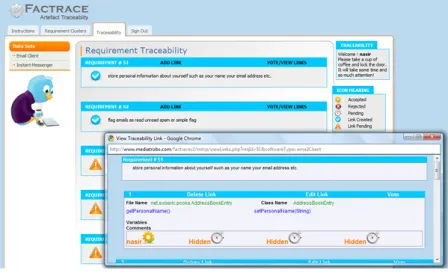 Figure 3.5: Online FacTrace System