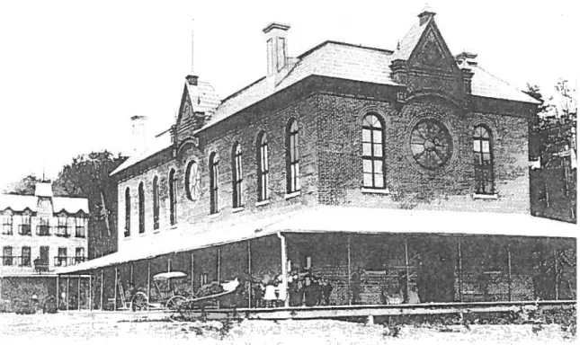 Figure 8 Le premier marché public de Shawinigan (source : Héritage Shawinigan)