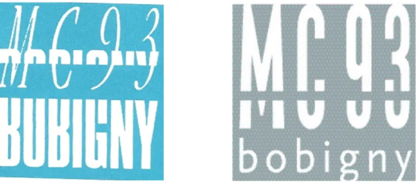 Figure 4. Ancien et nouveau logos de la MC 93 