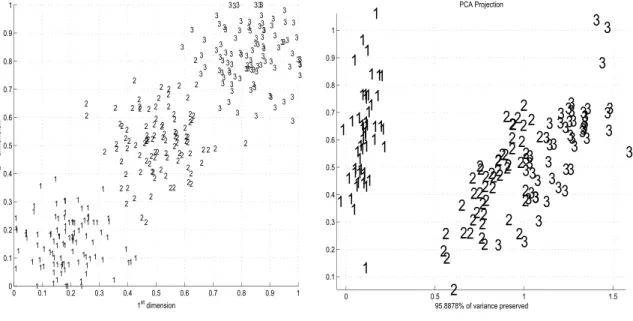 Figure 2: The two data sets used for computer simulations.