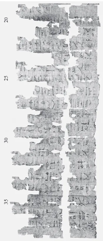 fig. 1C. p. Christie’s (reconstitution de l’auteur). Col. 19-37, écriture réhaussée