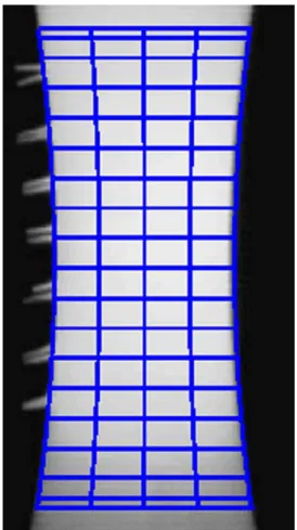 Fig. 15. Comparison of the detected contours for the high temperature experiment. Fig