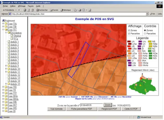 Figure 2 : Localisation d'une parcelle 