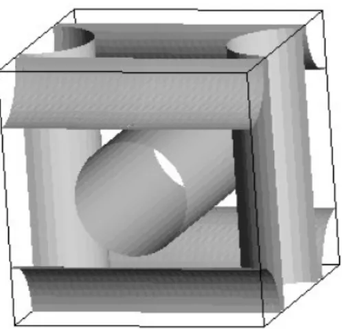 Fig. 9. The unit cell of non-woven composite.