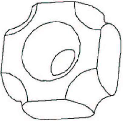 Fig. 1. Unit cell geometry for an he- he-licopter landing grid.