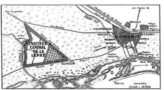 Figure 1. —L’Institut Léprologique de Bamako (Mali) en 1934 22