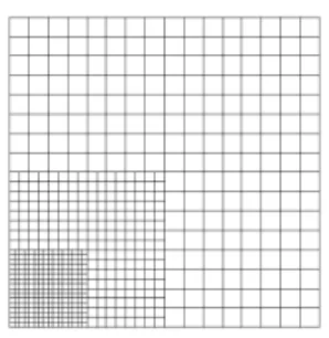 Figure 1: Mesh definition, non conformal case illustration.