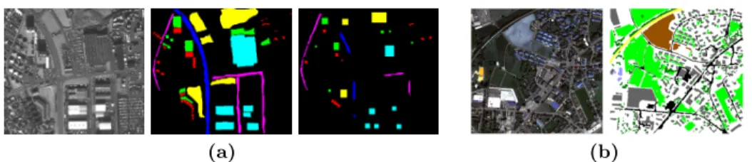 Fig. 3. Two data sets used in our experimental study. (a) The 628 × 700 Reykjavik data