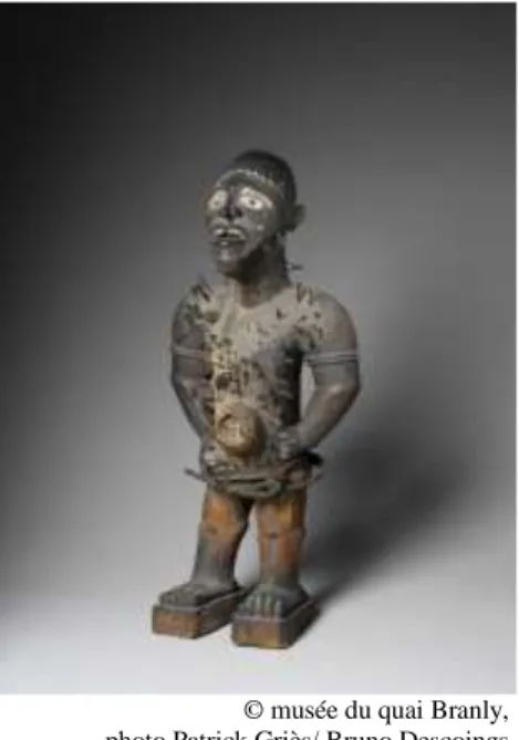 Figure 24 : Nkisi Nkoondi Mangaaka, « Statuette rituelle à la ceinture tressée » [73.1963.0.175] 