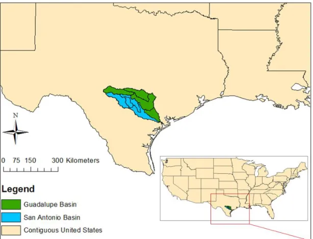 Figure 1  Guadalupe and San Antonio Basins 