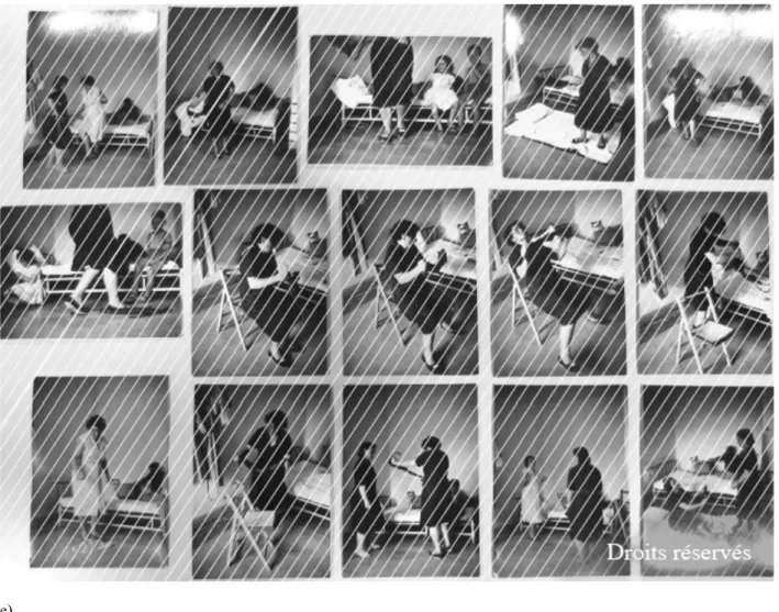 Fig. 6 (suite) - e) Photographies de la Raccolta 48 disposées côte à côte lors d’une séance de travail à l’ASC dans une  tentative de reconstruire la scène 