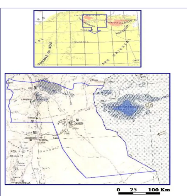 Figure 1. Situation géographique de la zone d’étude.