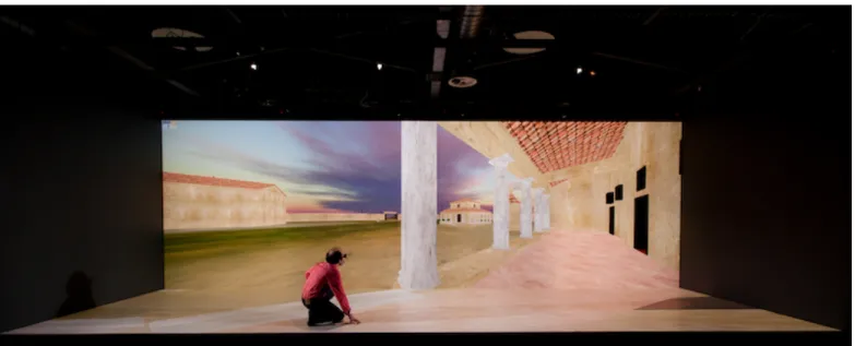 Figure 10: The immersive virtual reality platform Immersia