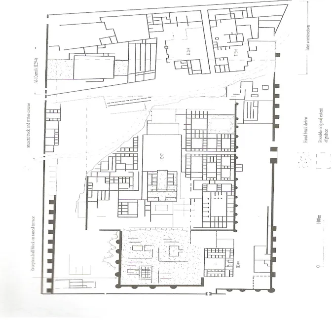 Fig. 12 Il palazzo nord (= Jawsaq al-Khāqānī) Fonte: Northedge, 2005, pp. 142.