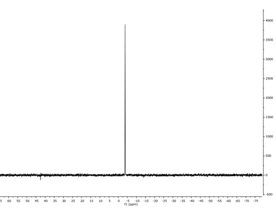 Figura 5.9.3 . Spettro  31 P NMR (298 K, CDCl3) 2-piridildifenilfosfina dopo riscristallizazione  con MeOH 