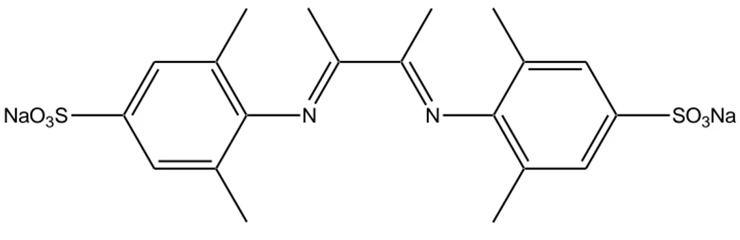 Figura I.3 Esempio di legante diimminico solfonato. 
