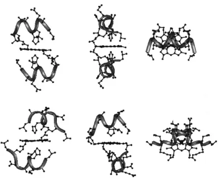 Figure  1.14.  Front,  side  and  top  views  of  the  average  molecular  structures 