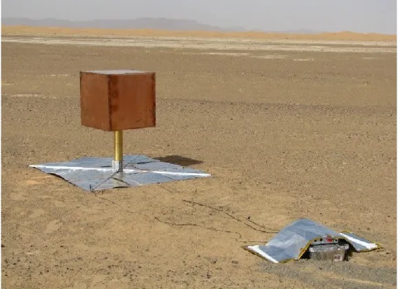 Fig. 11 The terrestrial version of MicroARES tested in the Moroccan campaign 