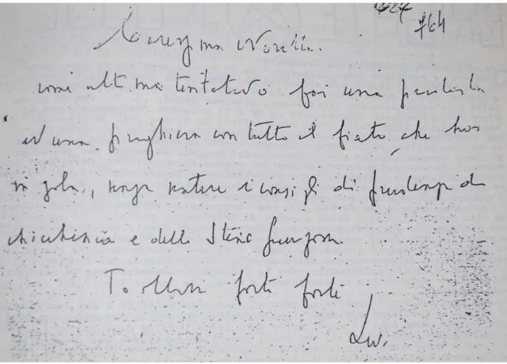Figura 16 - Lettera alla moglie Eleonora, recapitata il 24 aprile, Commissione Moro, Vol
