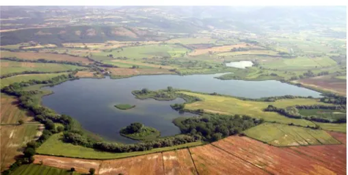 Fig. 14 Veduta aerea del Lago Ripasottile