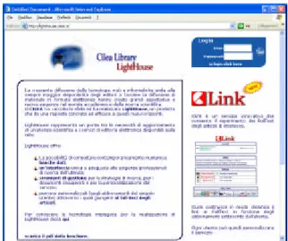 Fig. 8 – La home page di Lighthouse