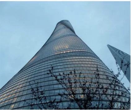 Fig. 1.4 Curtain wall cladding system: structural glazing Shanghai Tower (Shanghai,2019)