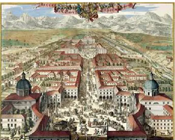 Fig 27: 1682 - TOMMASO BORGONIO, Regiae Venationis Aedium in Theatrum Statuum Regiae 