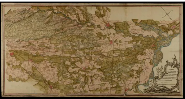 Figura 2 – AST, Corte, Carte Topografiche e Disegni, Carte Topografiche segrete  Canavese 20 A I rosso 
