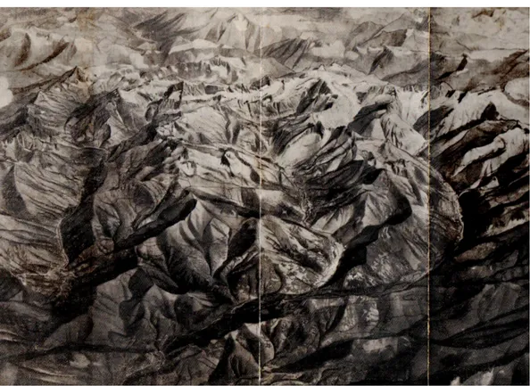Figura 3 – Carta delle Valli di Lanzo in scala 1:300.000. 