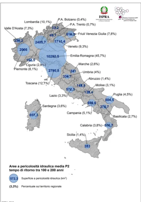 Figura 13 : aree a pericolosità 