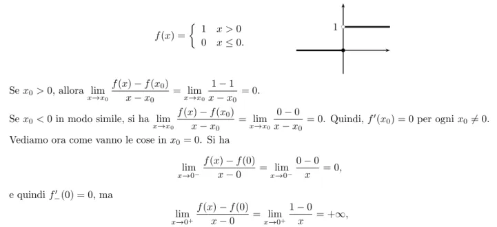 figura a fianco) la geometria chiama retta tangente al grafico di f nel punto x 0 , f (x 0 ).