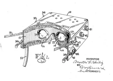 Figura 7 - Illustrazione tratta dalla patente della Maschera Telesferica di Morton Heilig  (1957) 